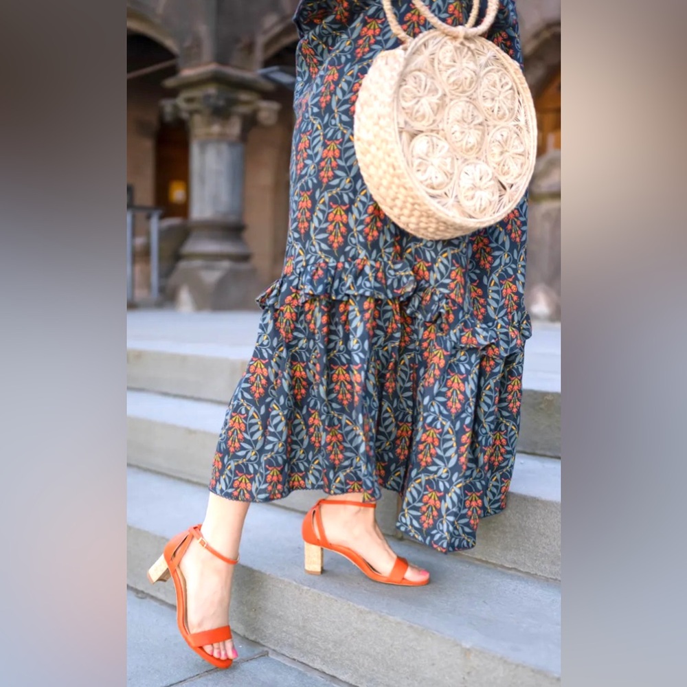 NWT Agua by Agua Bendita Cala Maxi Tiered Dress - Picture 2 of 10